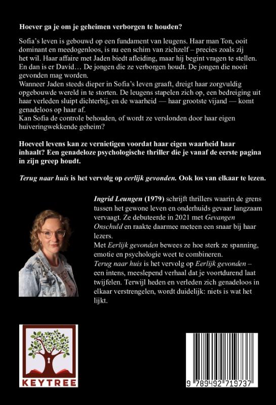 Achterkant van Terug naar huis