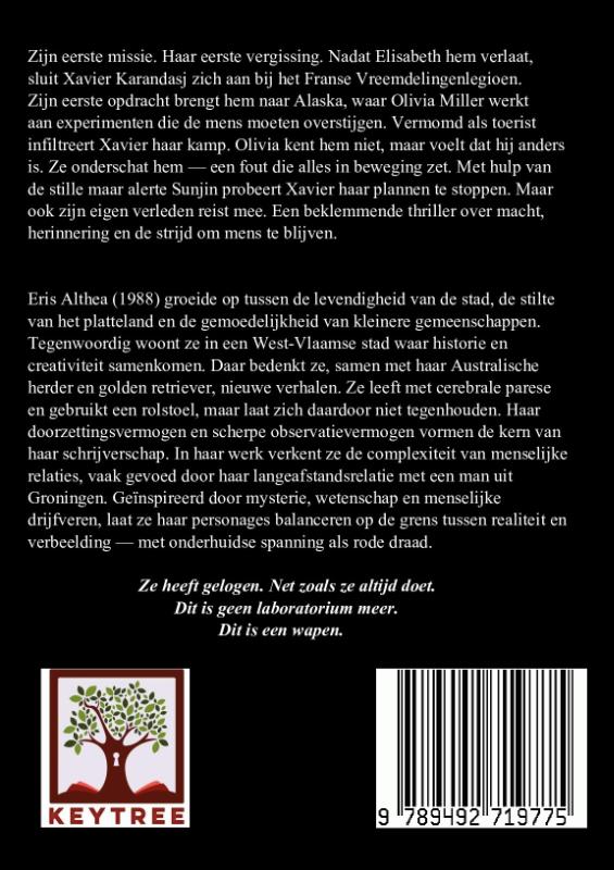 Achterkant van Onder de radar