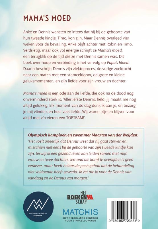 Achterkant van Mama's moed