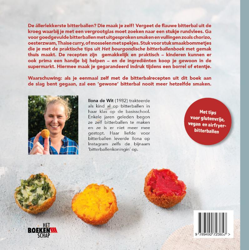 Achterkant van Het bourgondische bitterballenboek