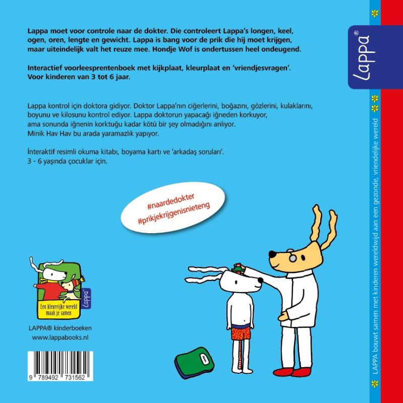 Achterkant van Lappa bij de dokter - Lappa doktorda NL-TU