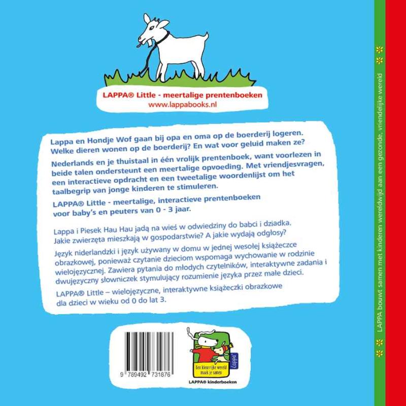 Achterkant van De boerderij - gospodarstwo rolne