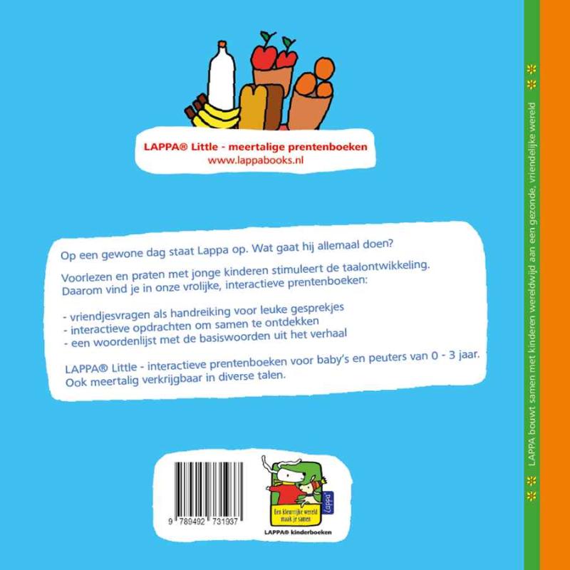 Achterkant van Lappa Little - een gewone dag (NL)