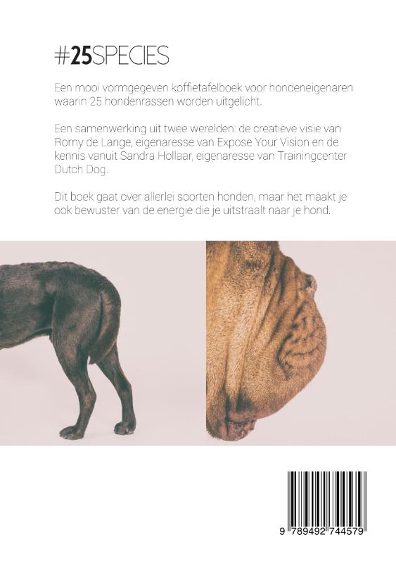 Achterkant van #25SPECIES