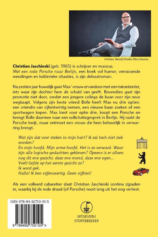 Achterkant van Met een rode Porsche naar Berlijn