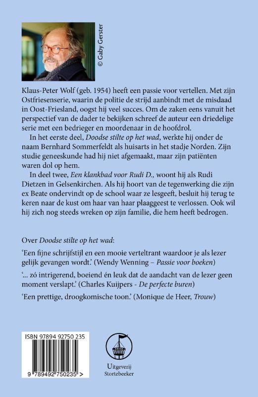 Achterkant van Een klankbad voor Rudi D.