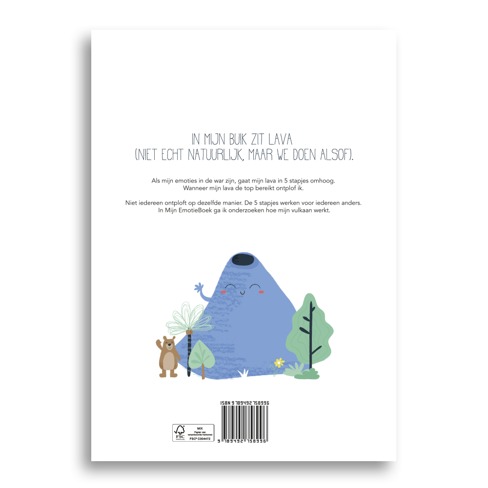 Achterkant van Mijn EmotieBoek.