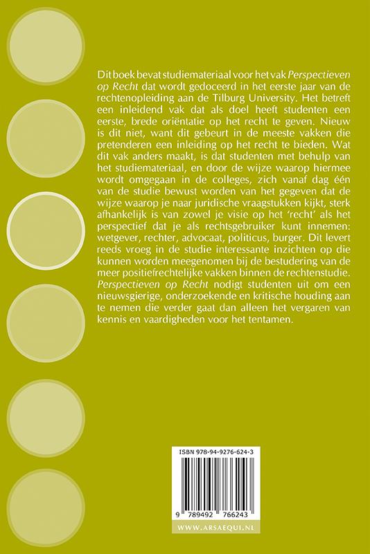 Achterkant van Perspectieven op recht - 5e druk
