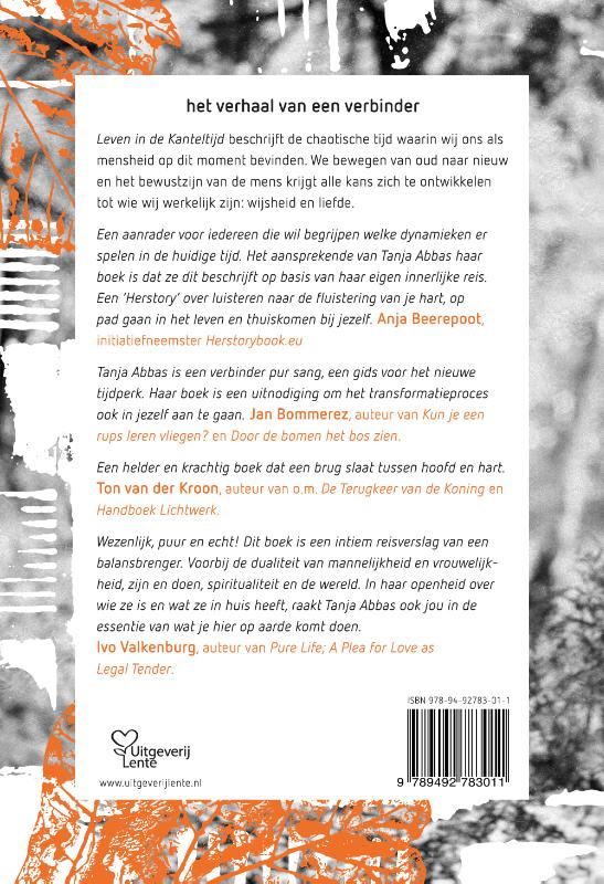 Achterkant van Leven in de Kanteltijd