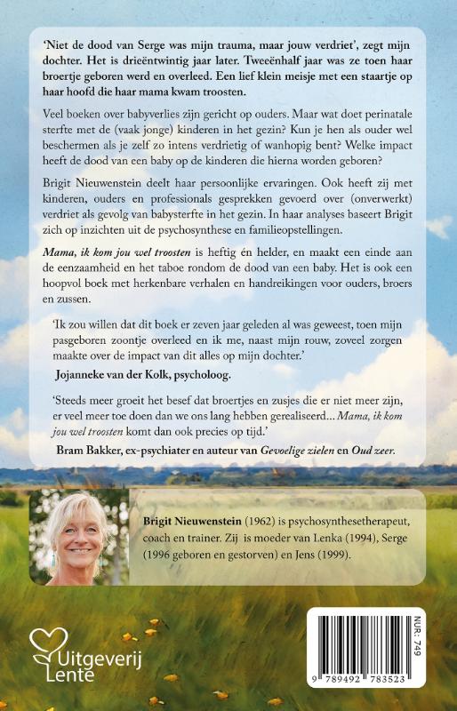 Achterkant van Mama, ik kom jou wel troosten