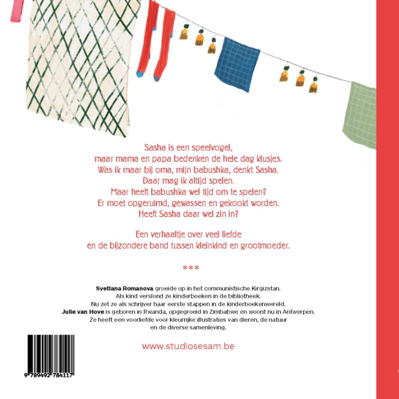 Achterkant van Bij Babushka