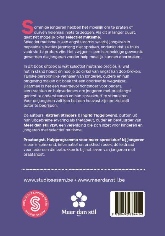 Achterkant van Praatangst