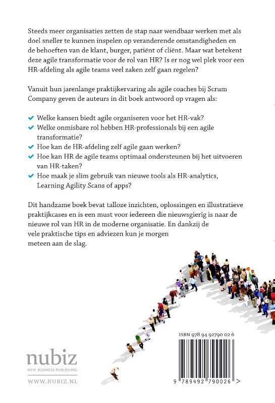 Achterkant van Agile HR