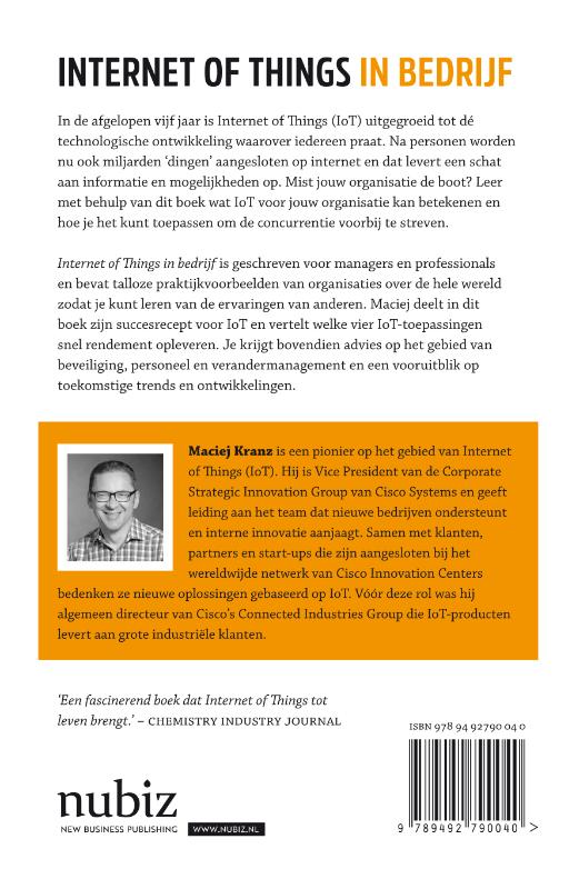 Achterkant van Internet of things in bedrijf