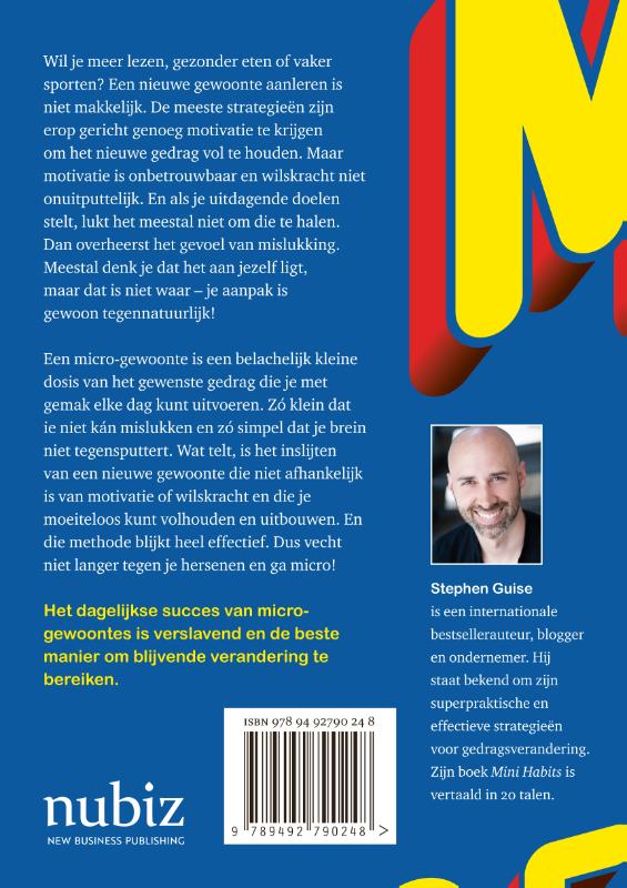 Achterkant van Micro gewoontes
