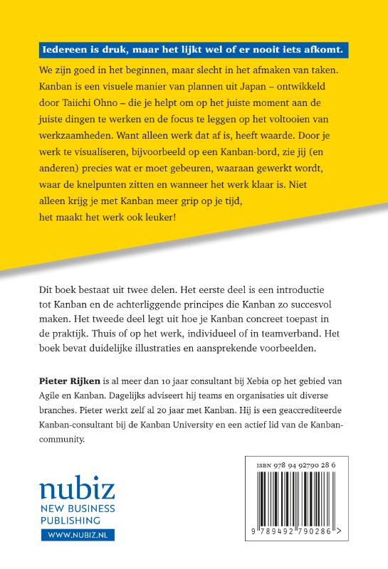 Achterkant van Kanban werkt!