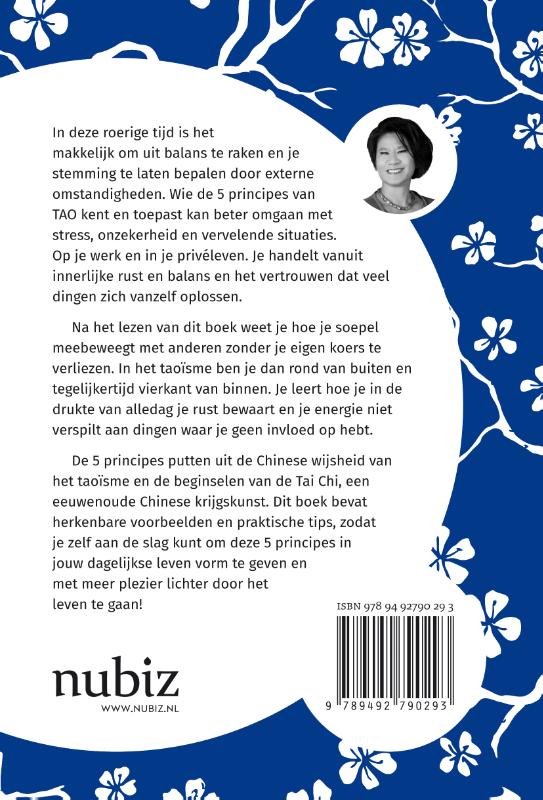 Achterkant van De 5 principes van TAO voor een lichter leven