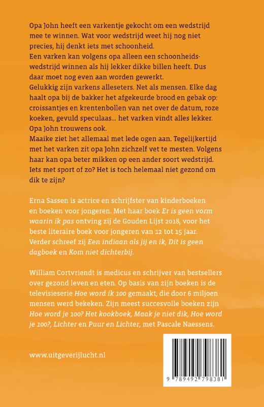 Achterkant van De gezondste opa van Europa
