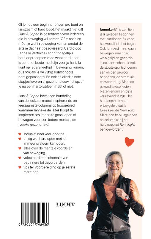 Achterkant van Hart & lopen