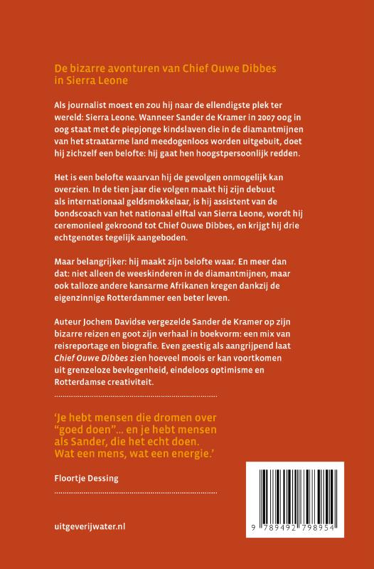 Achterkant van Chief Ouwe Dibbes