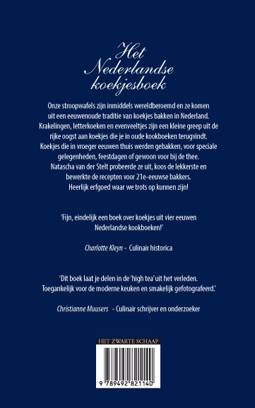 Achterkant van Het Nederlandse koekjesboek