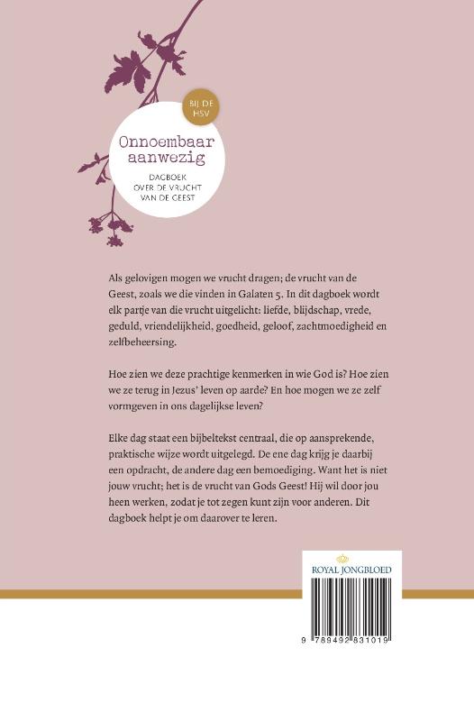Achterkant van Onnoembaar aanwezig