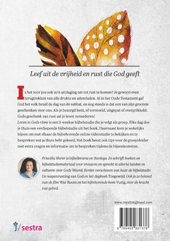 Achterkant van Leven in Gods ritme