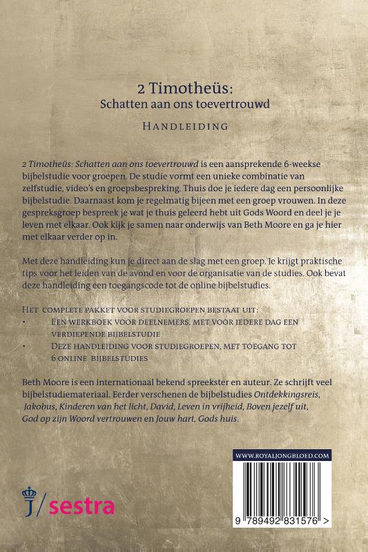 Achterkant van Handleiding
