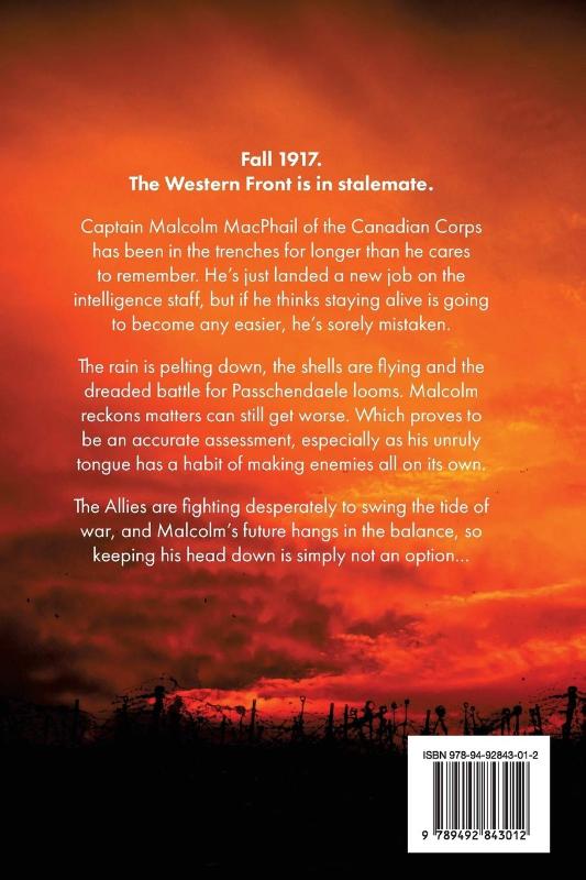 Achterkant van Malcolm MacPhail's Great War
