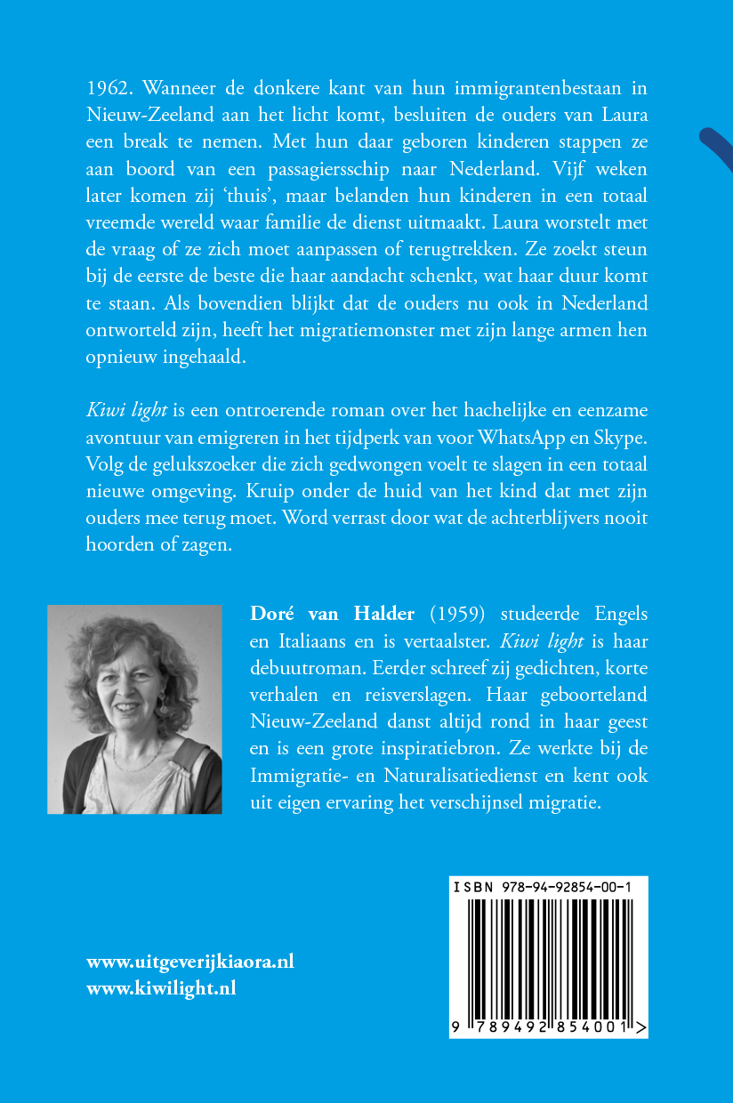 Achterkant van Kiwi light