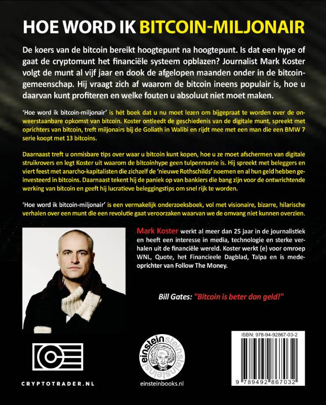 Achterkant van Hoe word ik bitcoin-miljonair?