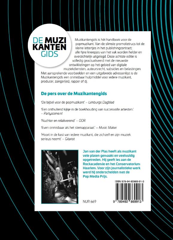Achterkant van De Muzikantengids