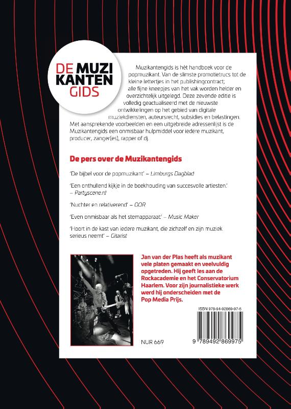 Achterkant van De Muzikantengids