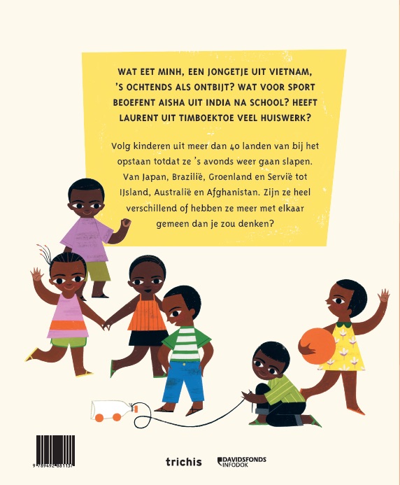 Achterkant van De wereld rond in een dag