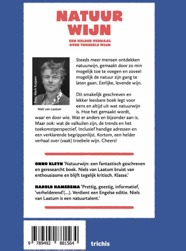 Achterkant van Natuurwijn