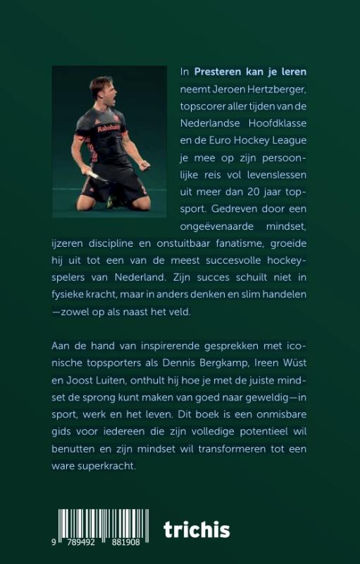 Achterkant van Presteren kan je leren