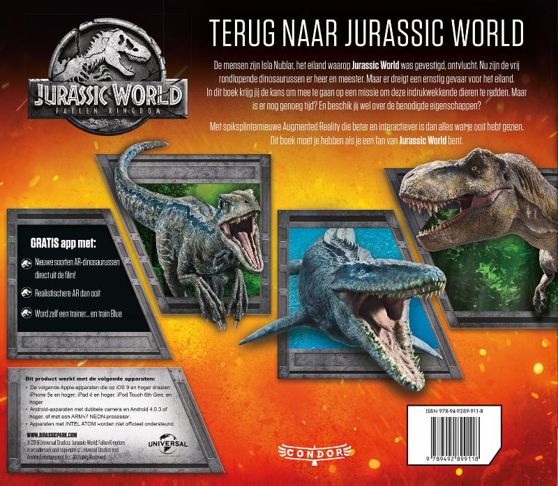 Achterkant van Jurassic World: Fallen Kingdom