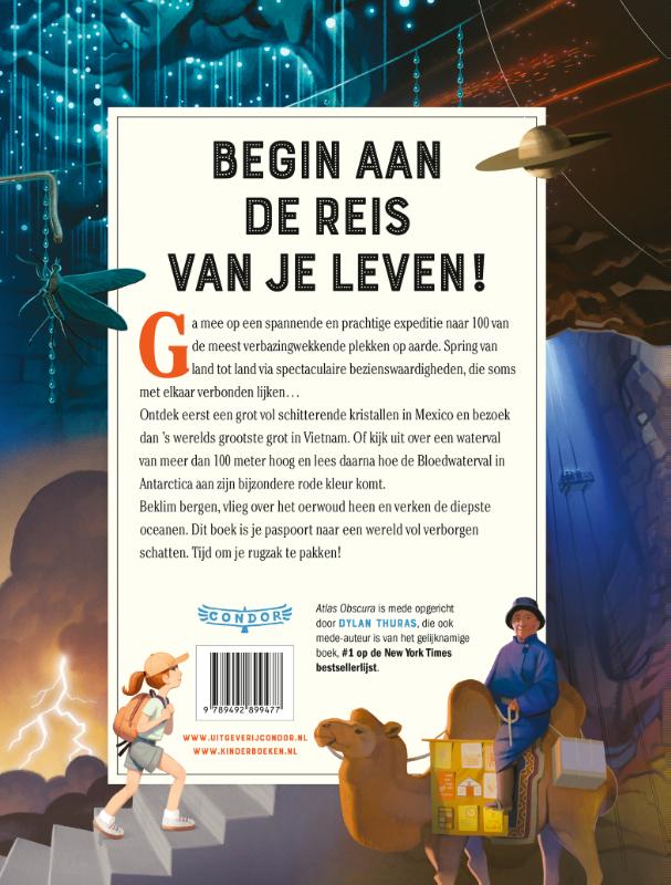 Achterkant van Atlas Obscura