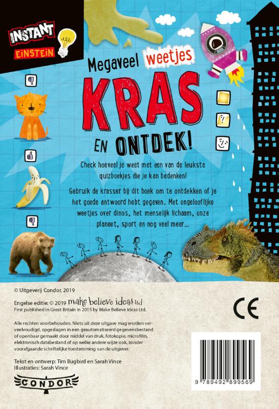 Achterkant van Instant Einstein - Kras en ontdek