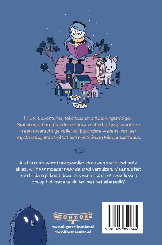 Achterkant van Hilda en het verborgen volk