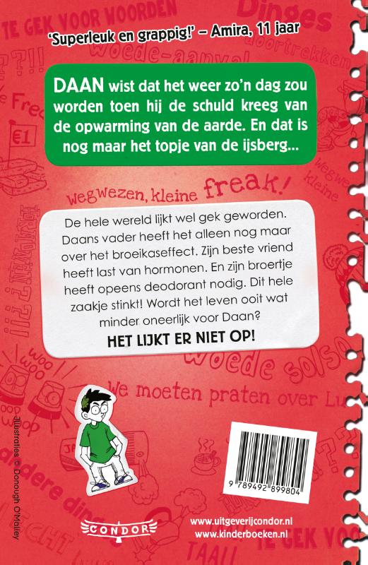 Achterkant van Pas op: kan stinken