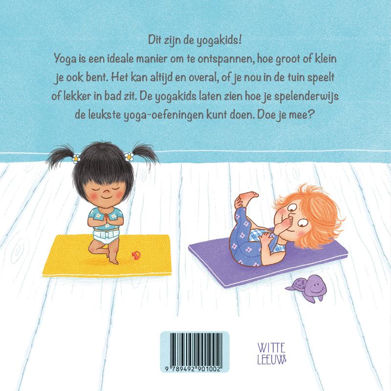 Achterkant van Yoga kids
