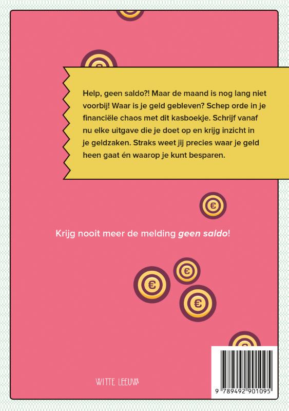 Achterkant van Mijn kasboekje