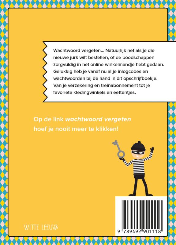 Achterkant van Mijn wachtwoordenboek