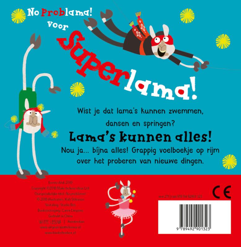 Achterkant van Superlama!
