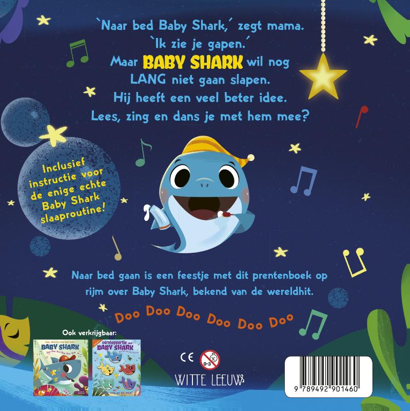 Achterkant van Slaap lekker, Baby Shark