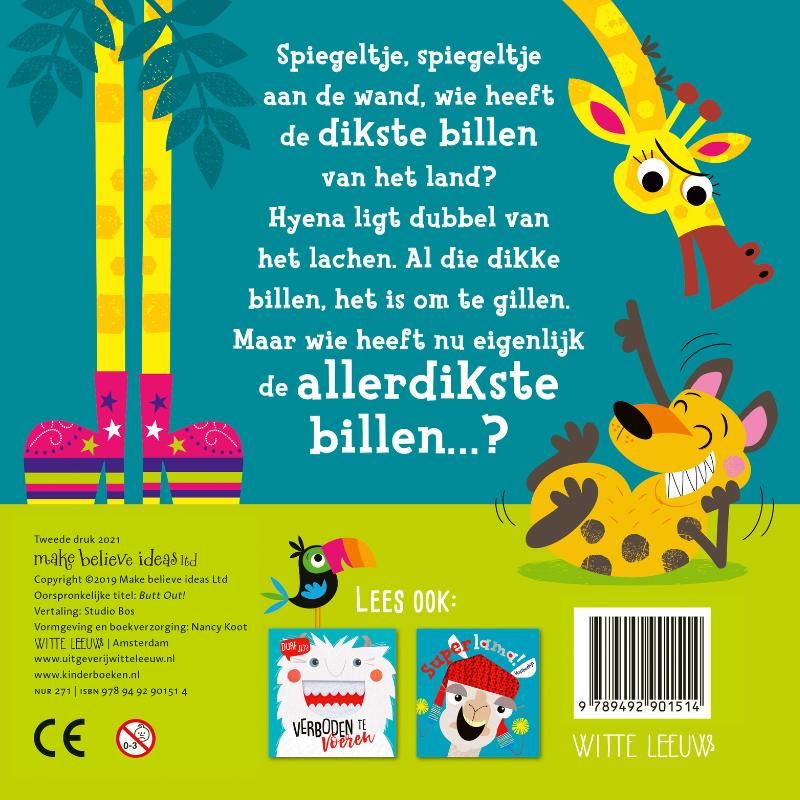 Achterkant van Het dikke billenboek
