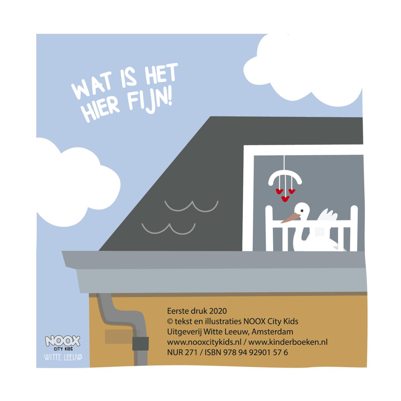 Achterkant van Welkom in de stad, lief kleintje