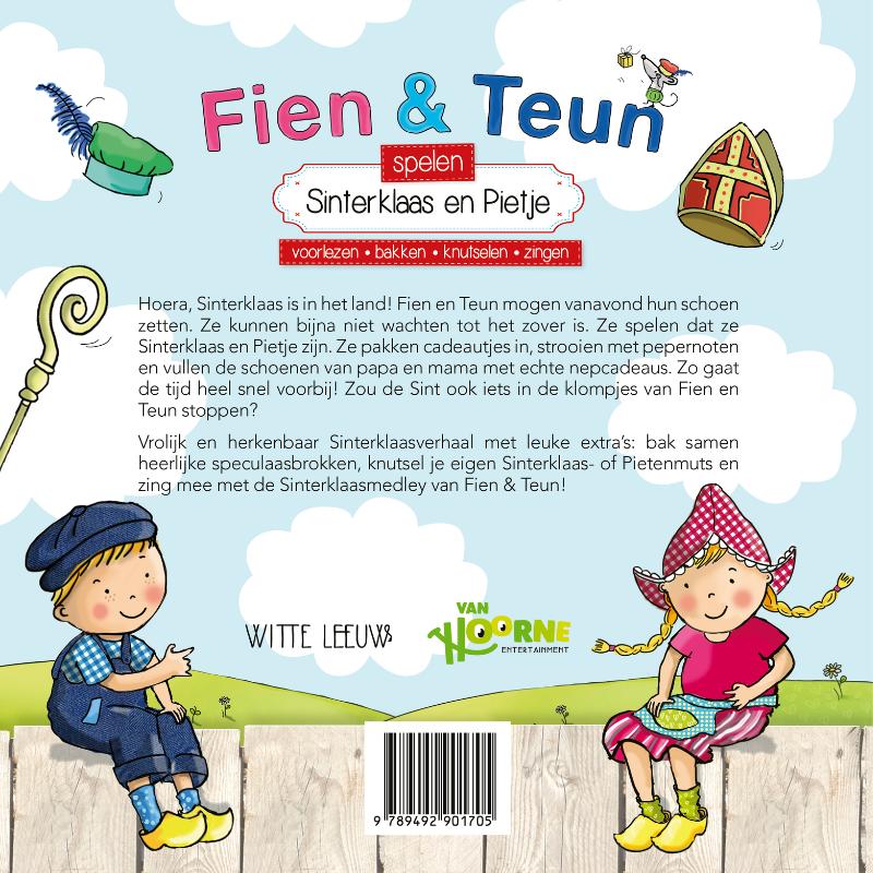 Achterkant van Fien & Teun spelen Sinterklaas en Pietje