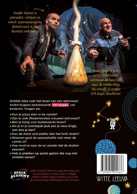 Achterkant van Kun je gamen in de ruimte?